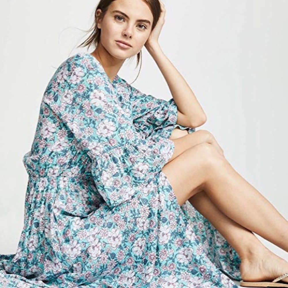 ❤️BESTSELLING Tiare Hawaii Teal Surrey Maxi Dress